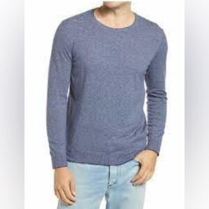 Bonobos Men's Striped Cotton Sweater Blue